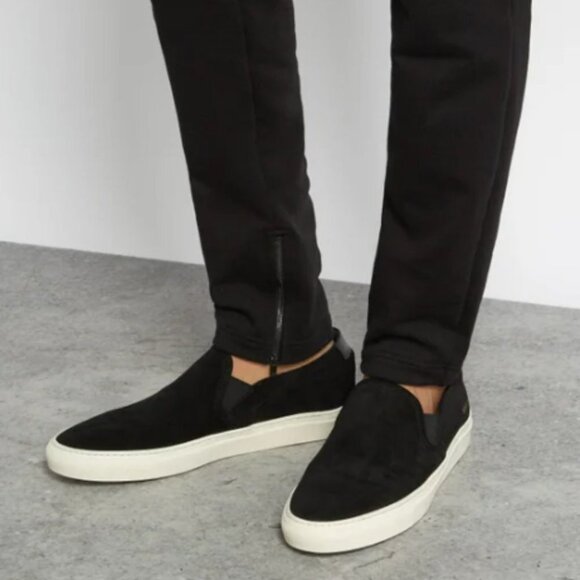 Women by Common Projects Black  Suede Slip On loafers size 9.5 - Picture 1 of 12